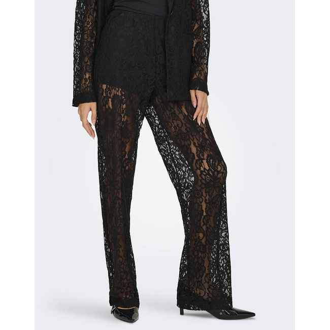 Product ONLY ONLEMIA KARO MW LACE STR PANT WVN base image