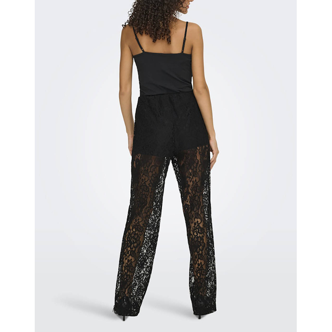 Product ONLY ONLEMIA KARO MW LACE STR PANT WVN base image