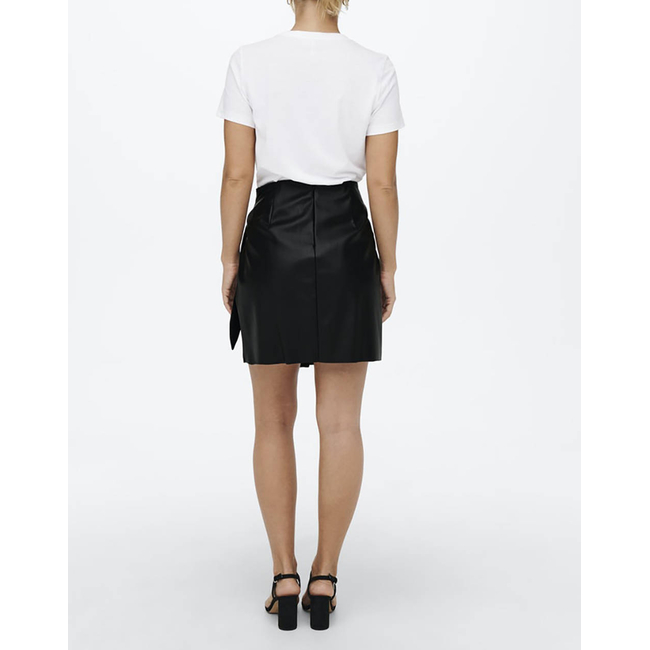 Product ONLY ONLOLIVIA FAUX LEATHER SKIRT OTW base image
