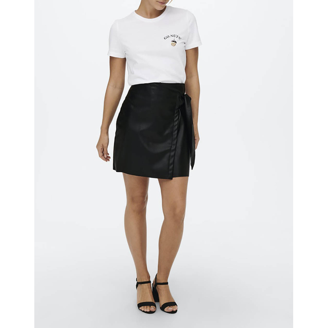 Product ONLY ONLOLIVIA FAUX LEATHER SKIRT OTW base image