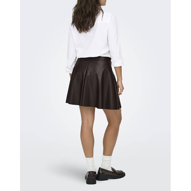 Product ONLY ONLUNA FAUX LEATHER FLARED SKIRT OTW base image