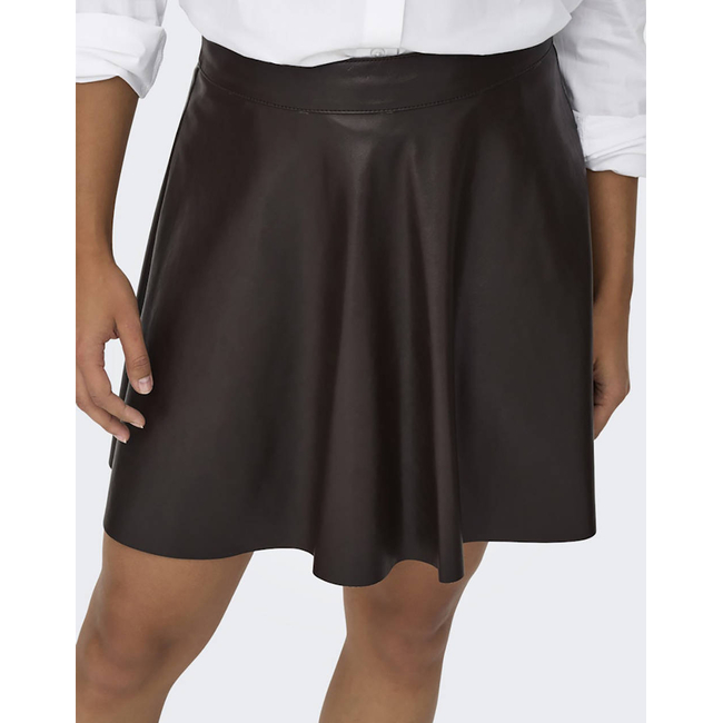 Product ONLY ONLUNA FAUX LEATHER FLARED SKIRT OTW base image