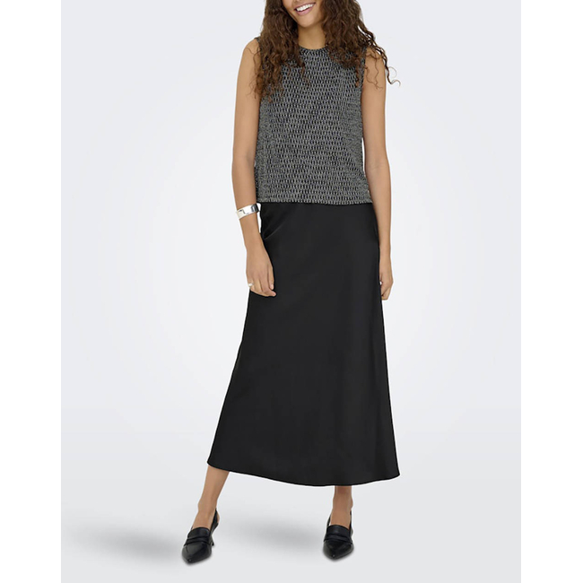 Product ONLY ONLMIKA VIS SATIN LONG SKIRT WVN base image