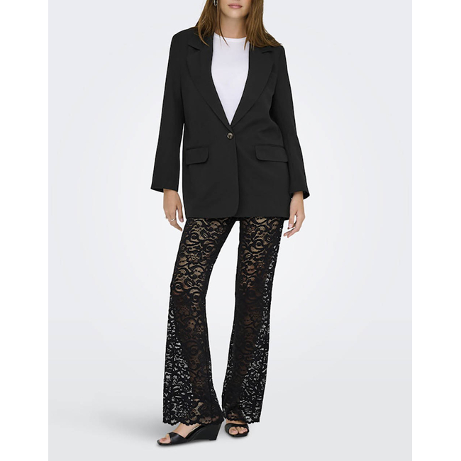 Product ONLY ONLHATTIE-LANA L/S OVERS MEL BLAZER TLR base image