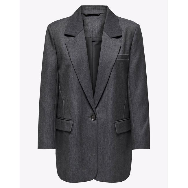 Product ONLY ONLHATTIE-LANA L/S OVERS MEL BLAZER TLR base image
