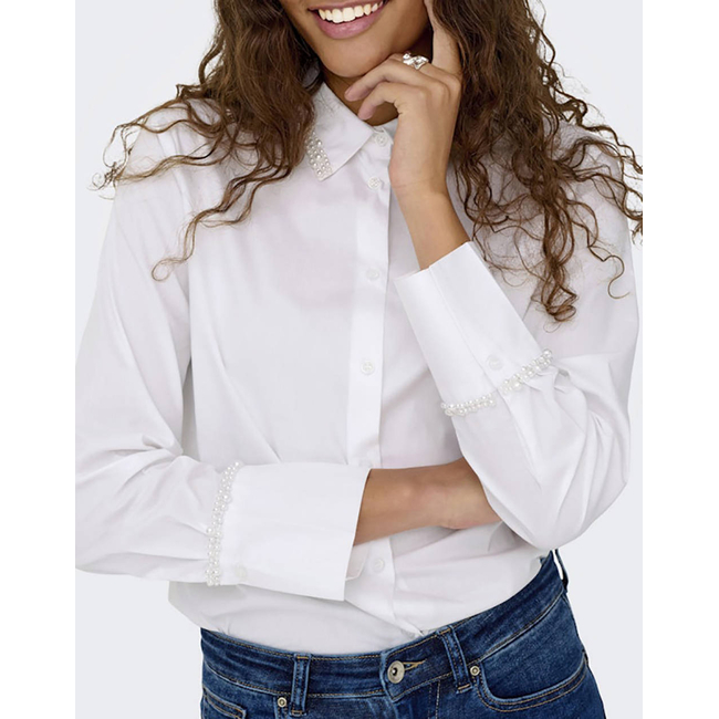 Product ONLY ONLBECS PEARL FITTED SHIRT WVN base image