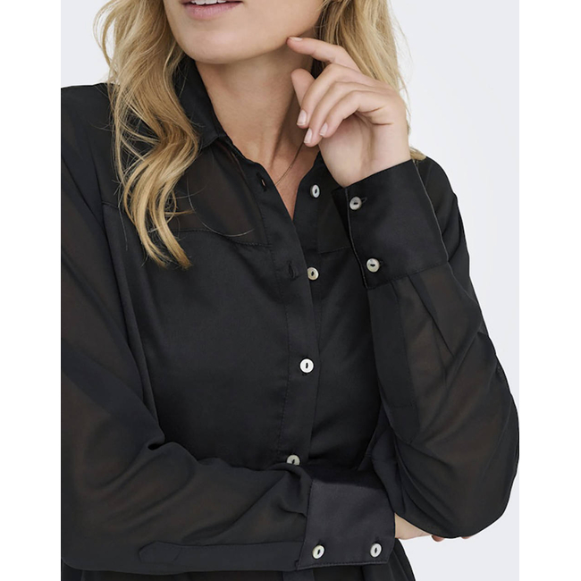 Product ONLY ONLSTAR LIFE L/S BREEANA MIX SHIRT SOLID base image