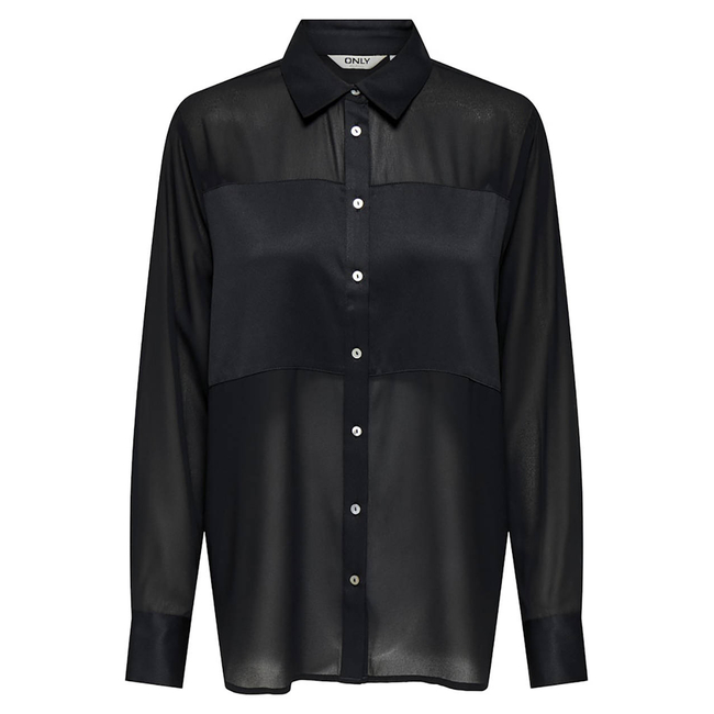 Product ONLY ONLSTAR LIFE L/S BREEANA MIX SHIRT SOLID base image