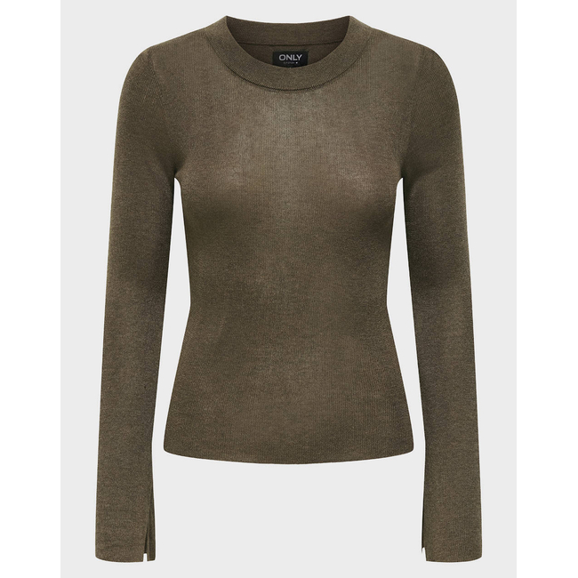 Product ONLY ONLTARA LS RIB O-NECK CC KNT base image