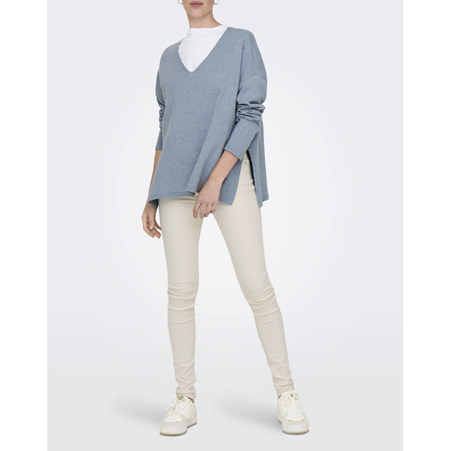 Product ONLY ONLAMALIO LIFE LS V-NECK KNT base image