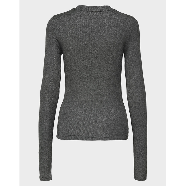 Product ONLY ONLLENA L/S O-NECK GLITTER RIB TOP JRS base image