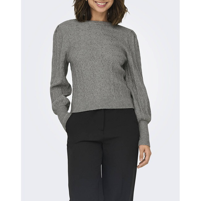 Product ONLY ONLKATIA LS STRUC PUFF ONECK CC KNT base image