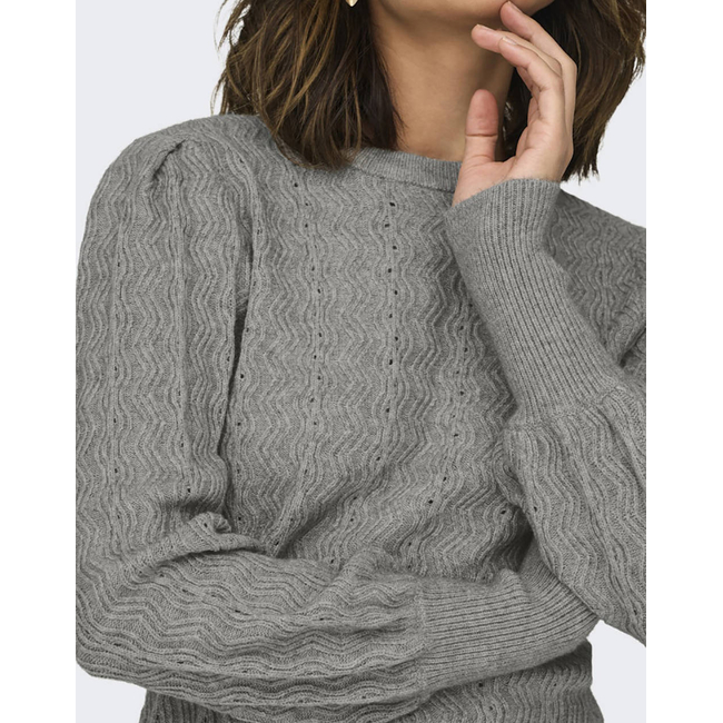 Product ONLY ONLKATIA LS STRUC PUFF ONECK CC KNT base image