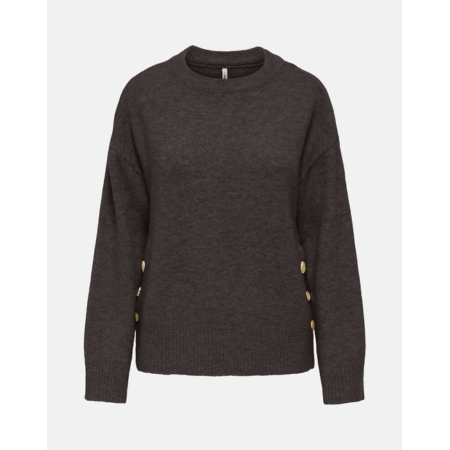 Product ONLY ONLRENE LIFE LS BUTTON O-NECK CC KNT base image