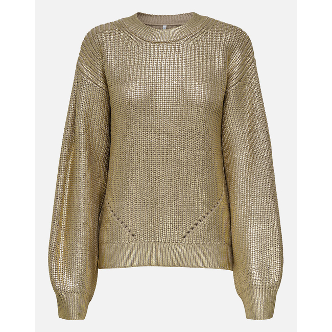 Product ONLY ONLKAMA LS FOIL RIB PULLOVER KNT base image