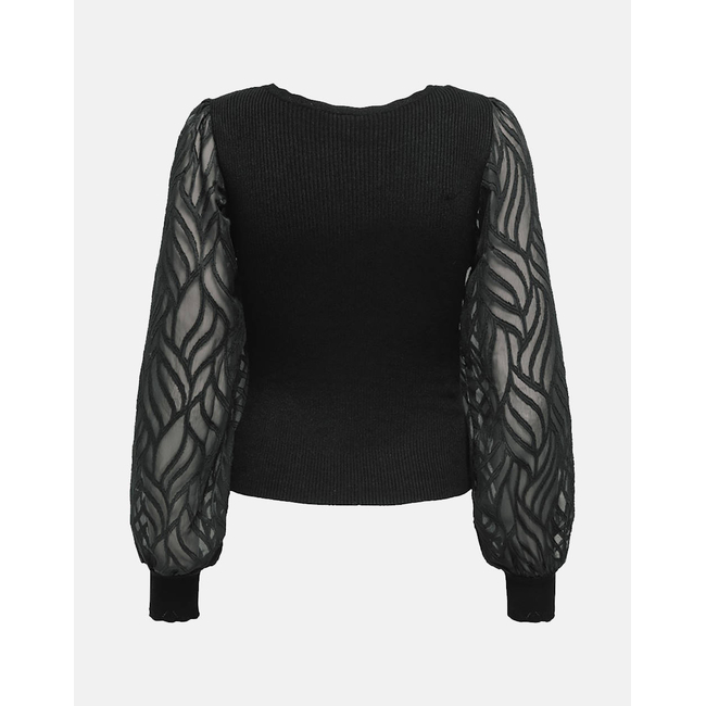 Product ONLY ONLJULIE LS RIB MIX O-NECK CC KNT base image