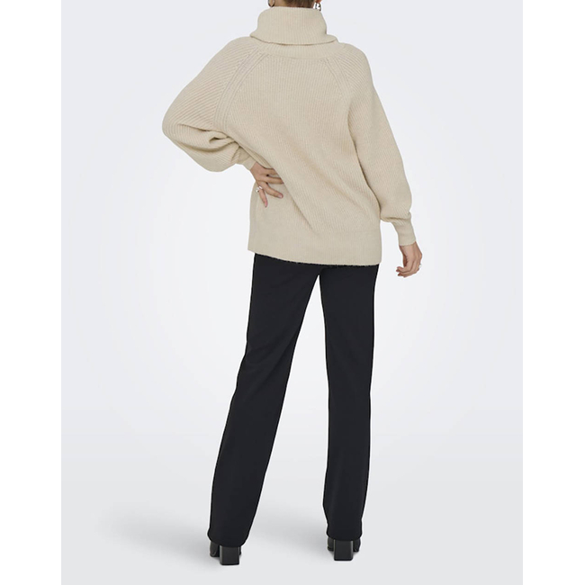 Product ONLY ONLWHITNEY LIFE LS LOOSE ROLLNECK KNT base image