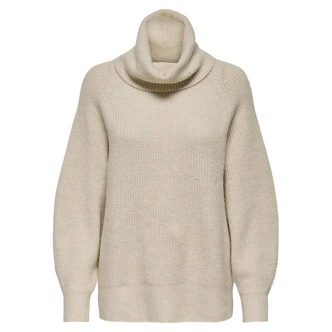 Product ONLY ONLWHITNEY LIFE LS LOOSE ROLLNECK KNT base image