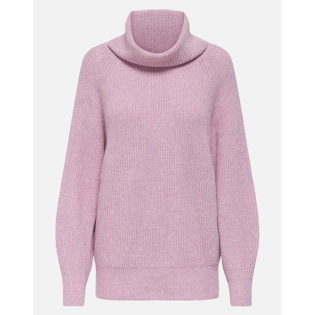 Product ONLY ONLWHITNEY LIFE LS LOOSE ROLLNECK KNT base image
