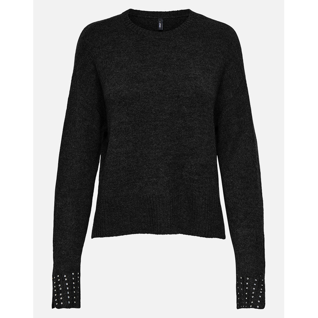 Product ONLY ONLOHIO LS O-NECK BLING PULLOVER KNT base image