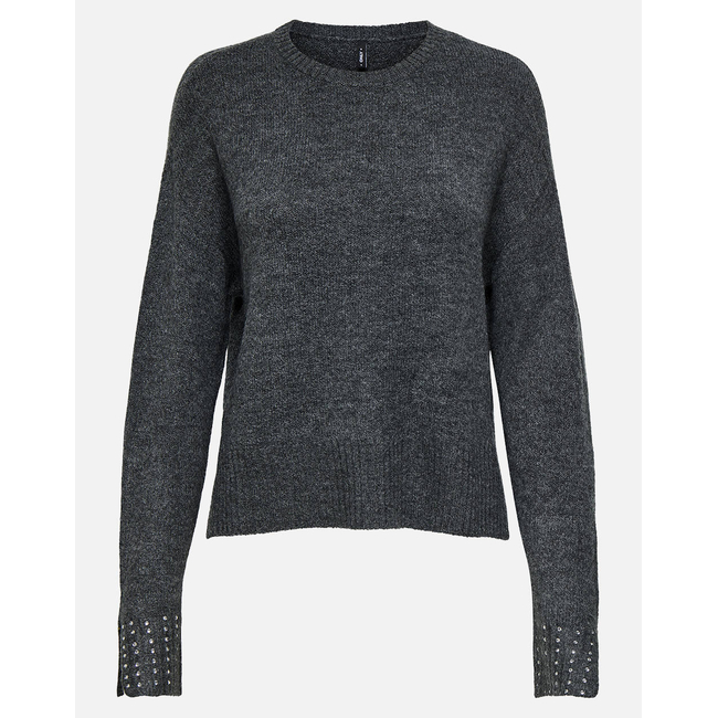 Product ONLY ONLOHIO LS O-NECK BLING PULLOVER KNT base image