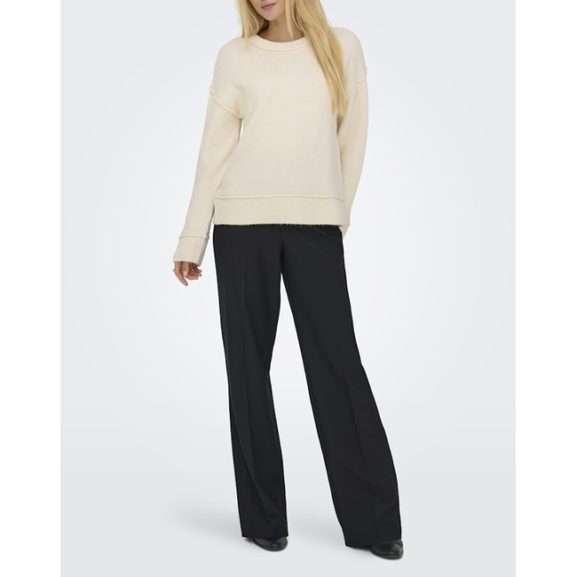 Product ONLY ONLHAZEL LIFE LS DETAIL O-NECK  BF KNT base image