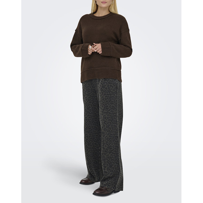 Product ONLY ONLHAZEL LIFE LS DETAIL O-NECK  BF KNT base image