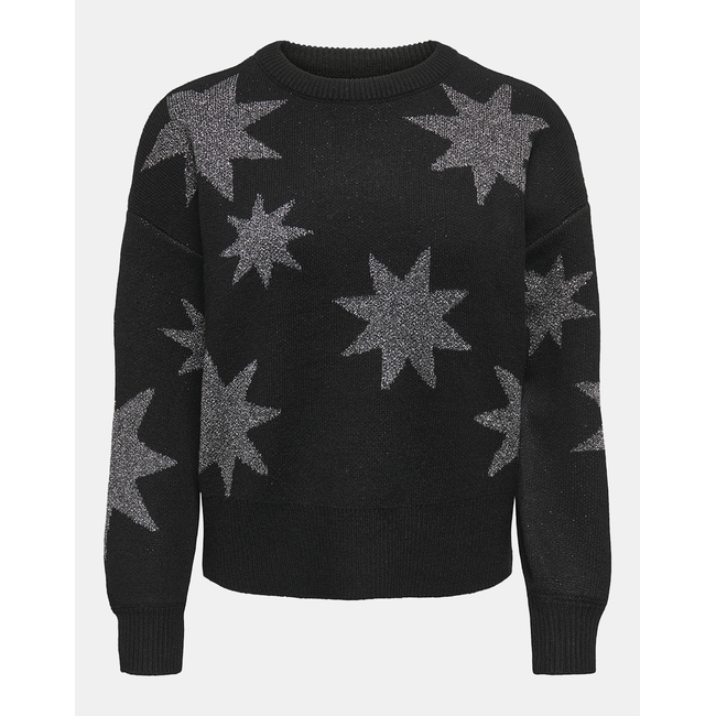 Product ONLY ONLROSIE LS O-NECK GLITTER KNT base image