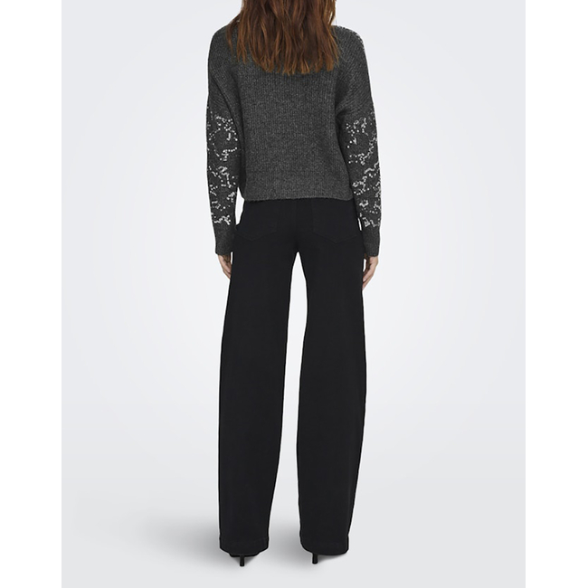 Product ONLY ONLALTA LS SEQUIN O-NECK KNT base image