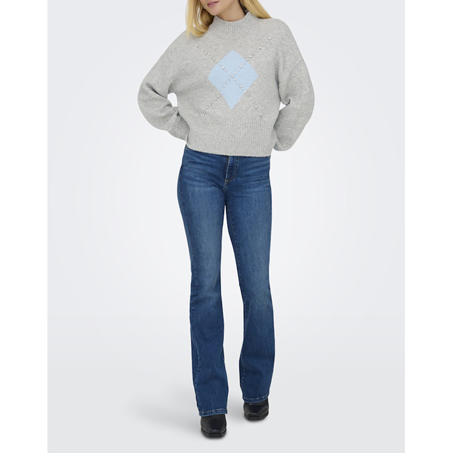 Product ONLY ONLWAKEFIELD LIFE LS BLING HIGHNECK KNT base image