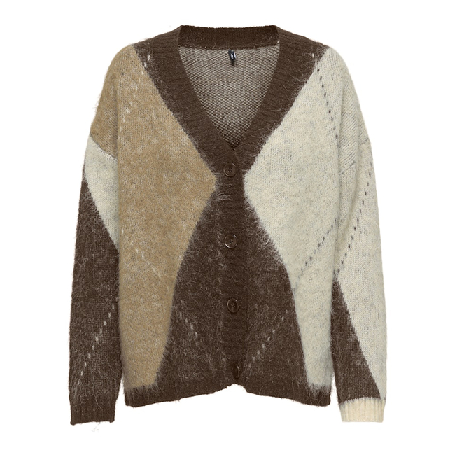 Product ONLY ONLNOEME JQ LS LIFE CARDI V-NECK KNT base image