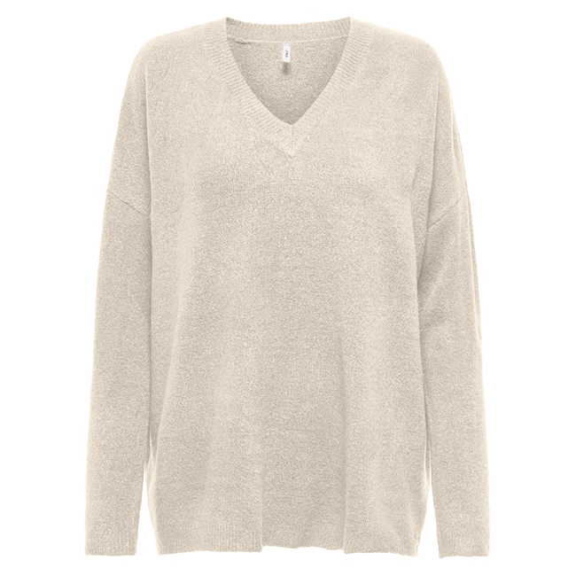Product ONLY ONLTALIO LS LONG V-NECK BF KNT base image