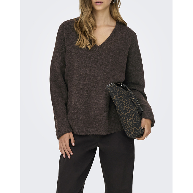 Product ONLY ONLTALIO LS LONG V-NECK BF KNT base image