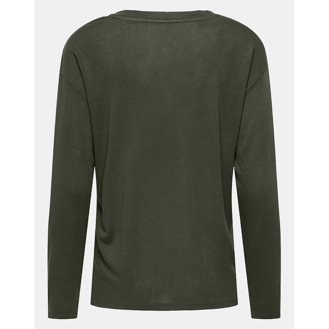Product ONLY ONLHENRIETTA L/S V-NECK SHINE TOP JRS base image