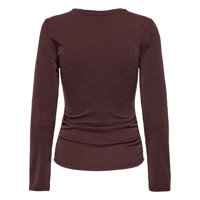 Product ONLY ONLFREE LIFE L/S SLUB RIB TOP JRS base image