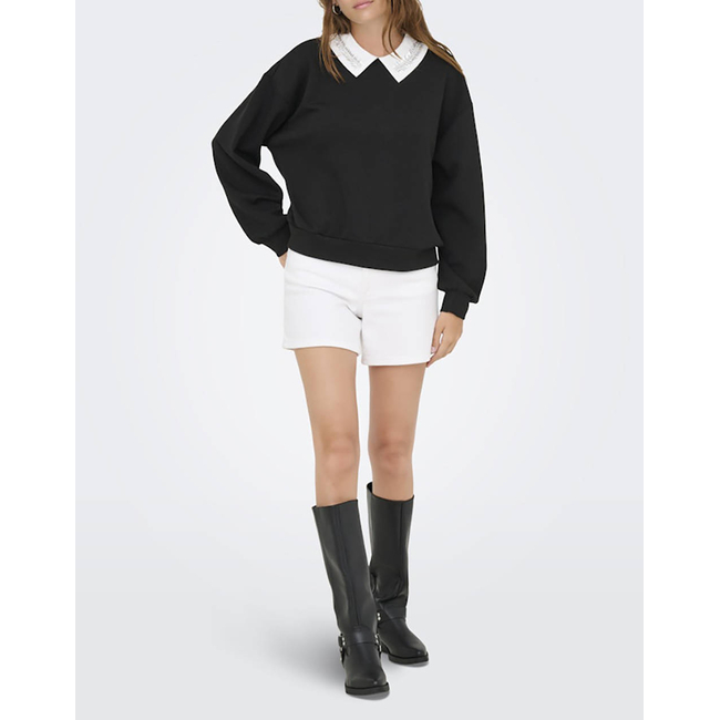 Product ONLY ONLWILLOW L/S O-NECK EMB. UB SWT base image
