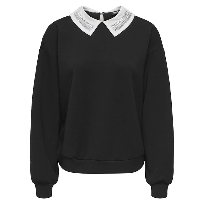 Product ONLY ONLWILLOW L/S O-NECK EMB. UB SWT base image