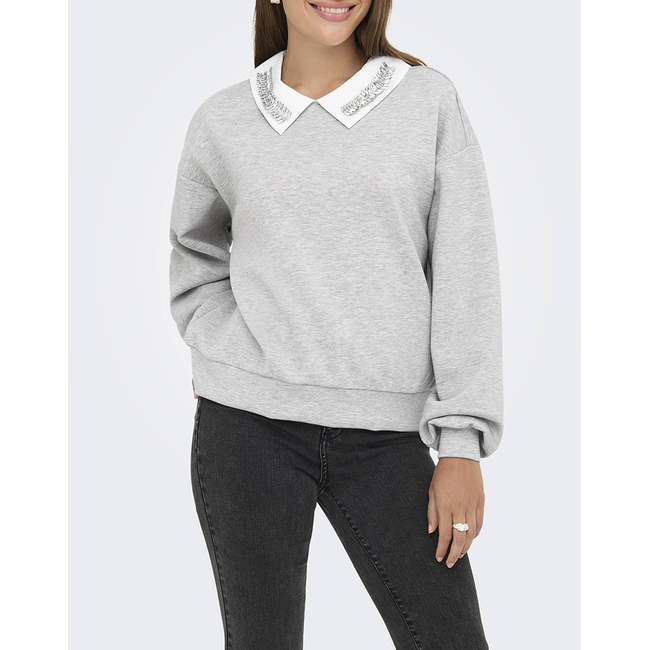 Product ONLY ONLWILLOW L/S O-NECK EMB. UB SWT base image