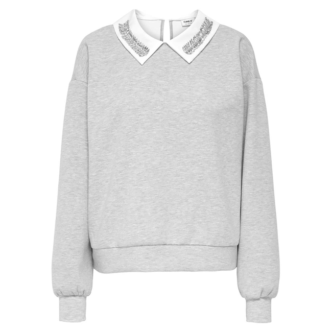 Product ONLY ONLWILLOW L/S O-NECK EMB. UB SWT base image