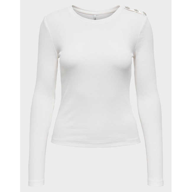 Product ONLY ONLCHECKIE LIFE L/S TOP BOX JRS base image