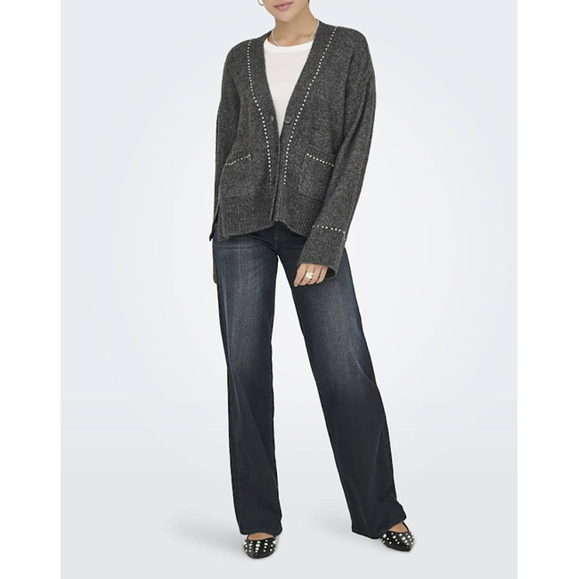 Product ONLY ONLELSIE LS STUDS CARDIGAN CC KNT base image