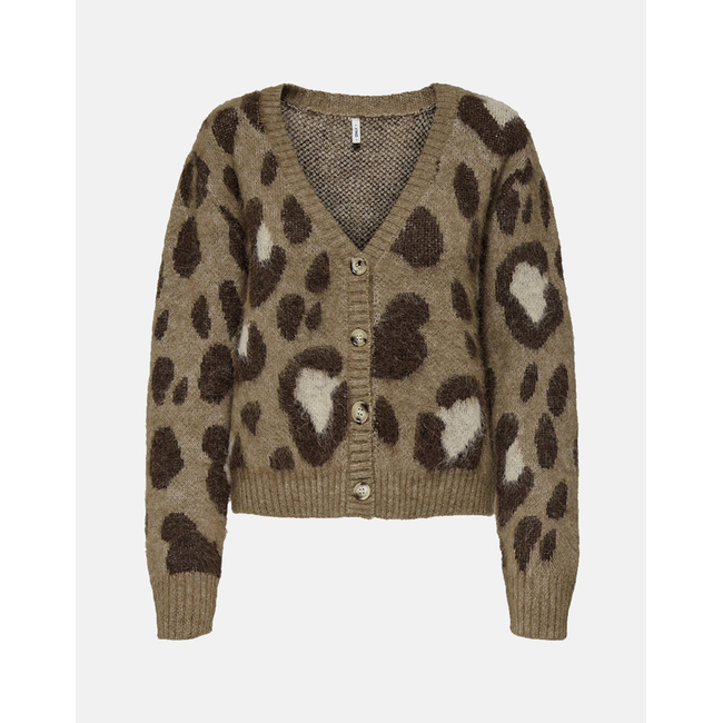 Product ONLY ONLEDELIE LIFE LS JQ CARDI V-NECK KNT base image