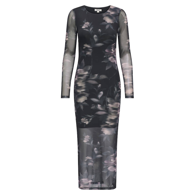 Product ONLY ONLKAYA LIFE LS MIDI MESH DRESS WVN base image