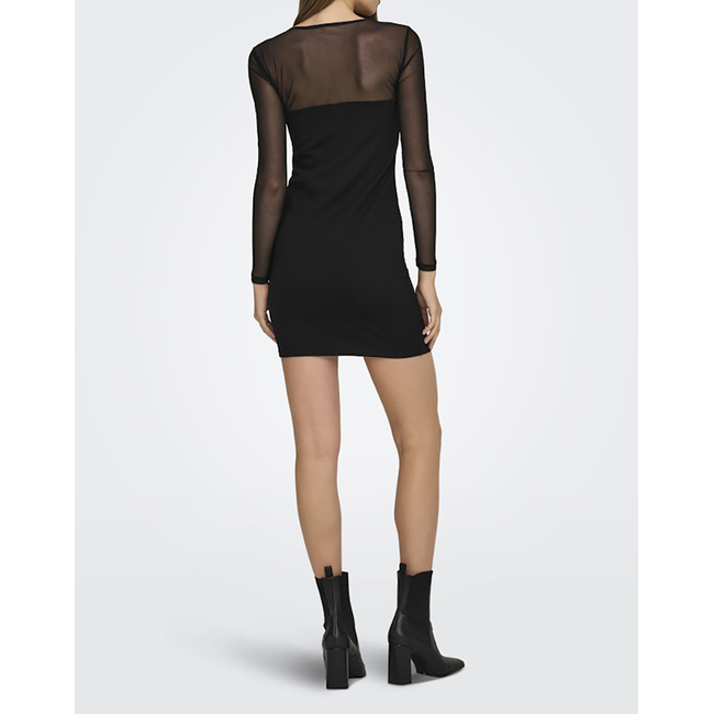 Product ONLY ONLHEART-BECKI L/S MIX BODYCONDRESS WVN base image