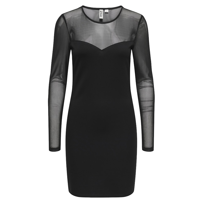 Product ONLY ONLHEART-BECKI L/S MIX BODYCONDRESS WVN base image