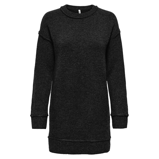 Product ONLY ONLHAZEL LIFE LS O-NECK DRESS BF KNT base image