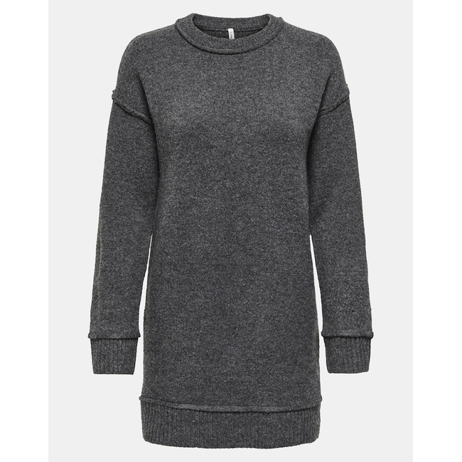 Product ONLY ONLHAZEL LIFE LS O-NECK DRESS BF KNT base image