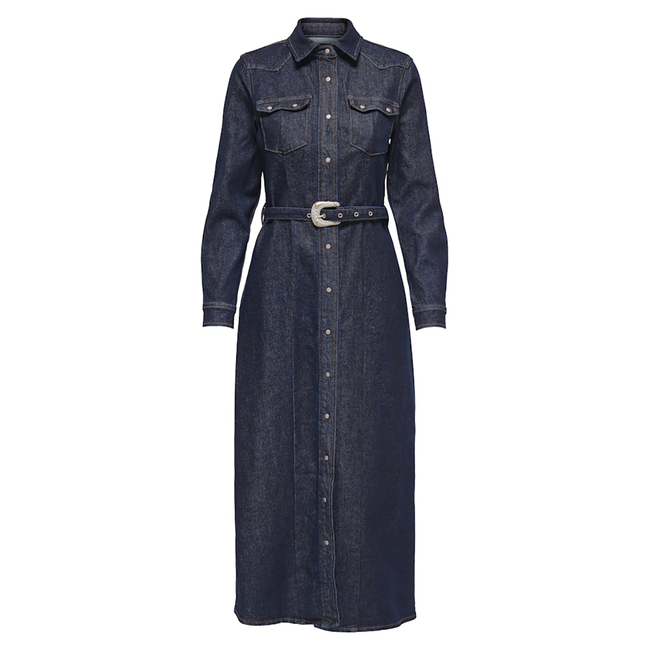 Product ONLY ONLCAMOMILE LS DNM DRESS BF MAE base image