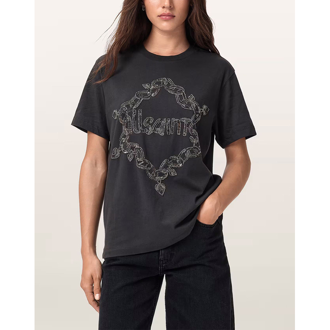 Product ALL SAINTS DRIP EMB BF TEE base image