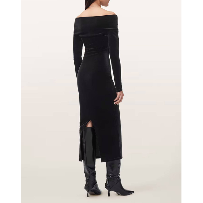 Product ALL SAINTS  DELTA VELVET DRESS base image